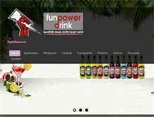 Tablet Screenshot of funpowerdrink.at